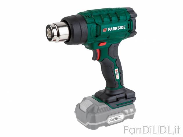 Pistola termica ricaricabile Parkside, X20VTeam, prezzo 19.99 € 
Parkside 20V ...