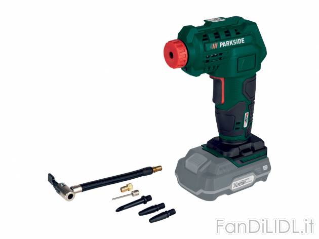 Pompa e compressore ricaricabili Parkside, X20VTeam, prezzo 39.99 € 
Parkside ...