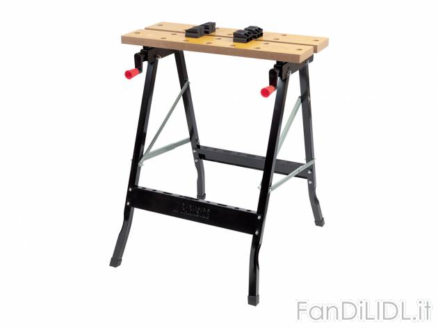 Banco da lavoro Parkside, prezzo 17.99 &#8364; 
- Piastre con scala stampata ...