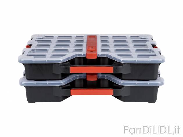 Cassette portaminuteria impilabili Parkside, prezzo 8.99 &#8364; 
2 pezzi 
- ...