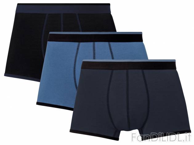 Boxer da uomo Livergy, prezzo 7.99 &#8364; 
3 pezzi - Misure: M-XL
Taglie disponibili

Caratteristiche

- ...
