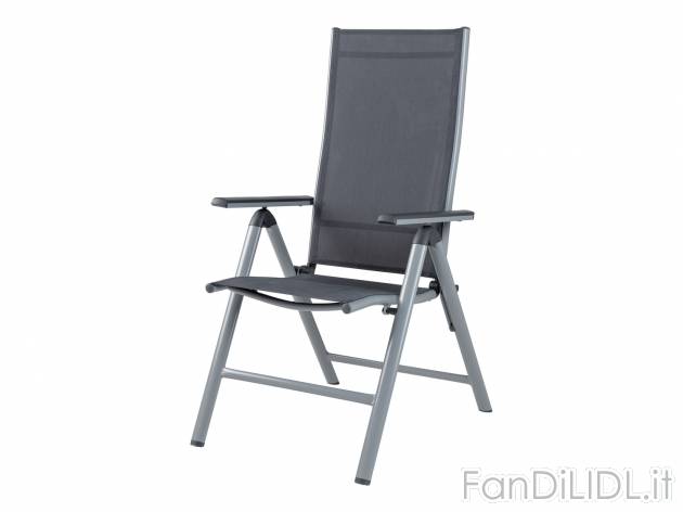 Sedia da giardino Florabest, prezzo 39.99 &#8364; 
- Schienale regolabile in ...