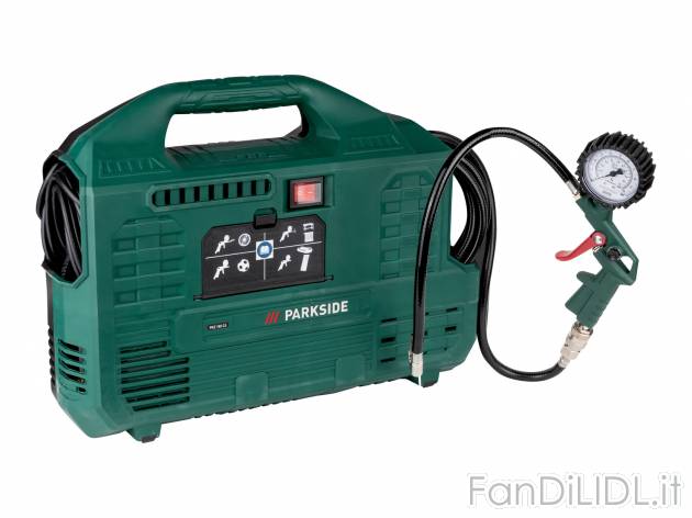 Compressore portatile Parkside PKZ 180 CS, prezzo 49.00 € 
- Funzionamento senza ...