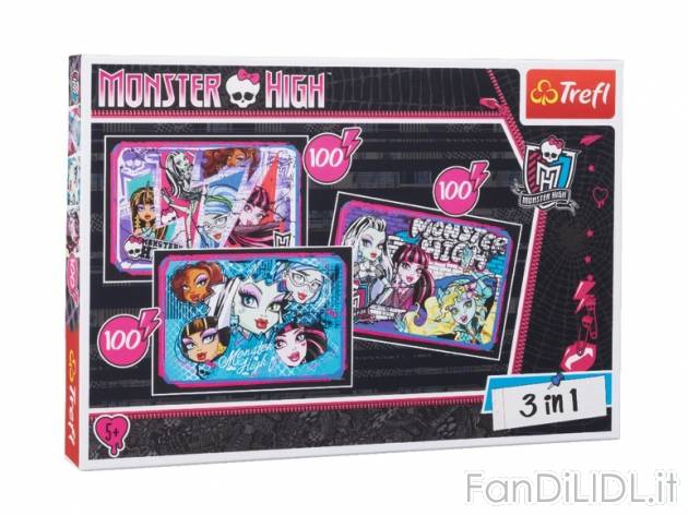 Puzzle 3 in 1 / 4 in 1 , prezzo 4,99 &#8364; per Alla confezione
