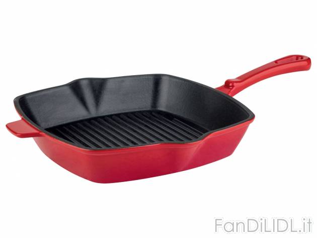 Padella o bistecchiera in ghisa Ernesto, prezzo 19.99 &#8364; 
- Adatta per ...