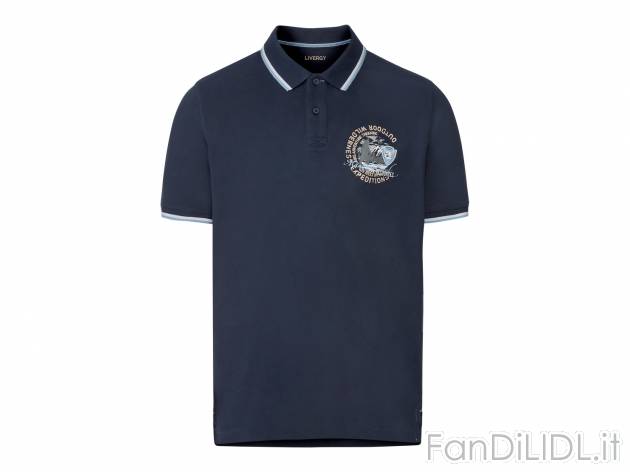 Polo da uomo Livergy, prezzo 5.99 &#8364; 
Misure: M-XXL 
- Puro cotone biologico
Prodotto ...