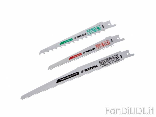 Lame per seghetto elettrico Parkside, prezzo 3.99 &#8364;  
3 pezzi
Caratteristiche