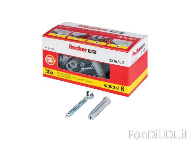 Set viti e tasselli Fischer, prezzo 3.99 &#8364;  

Caratteristiche