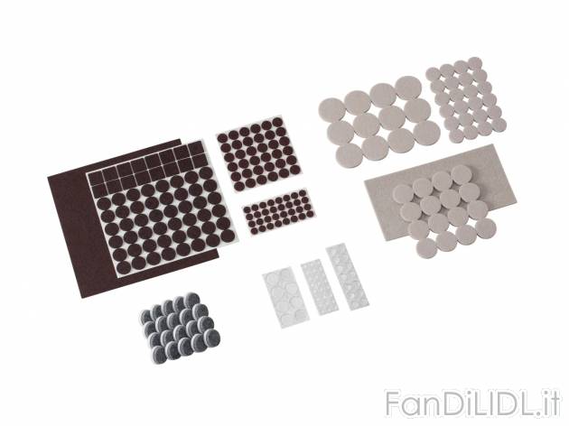 Set feltrini o pad protettivi Parkside, prezzo 0.99 &#8364; 
- 20, 46, 53 o ...