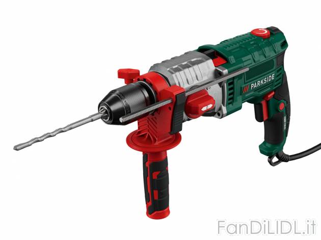 Trapano a percussione Parkside PSBM 1110 B1, prezzo 49.00 € 
- Rotazione oraria ...