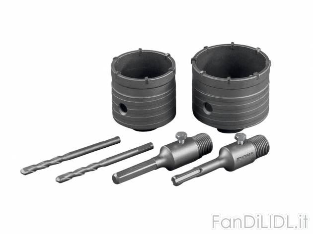 Set frese a tazza Parkside, prezzo 14.99 €  
6 pezzi
Caratteristiche

- VPA-5891
