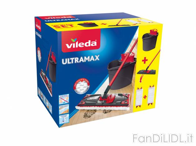 Set per pulizia pavimenti Vileda_1, prezzo 19.99 € 
- 2 panni inclusi
Caratteristiche ...