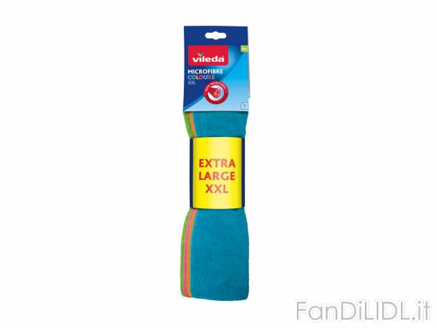 Panno multiuso in microfibra XL Vileda_1, prezzo 3.99 €  
4 pezzi
Caratteristiche