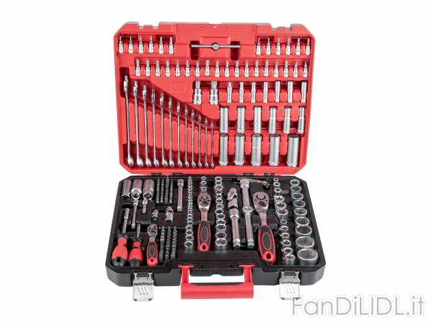 Set chiavi a bussola Parkside, prezzo 89.00 &#8364; 
216 pezzi
Caratteristiche

- ...