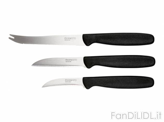Coltello da cucina Ernesto, prezzo 2.99 &#8364; 
1 o 3 pezzi 
- Coltello da ...