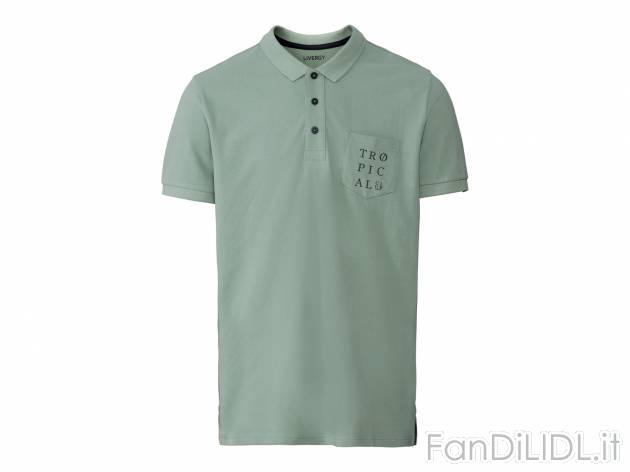 Polo slim fit da uomo Livergy, prezzo 6.99 &#8364; 
Misure: S-XL
Taglie disponibili

Caratteristiche

- ...