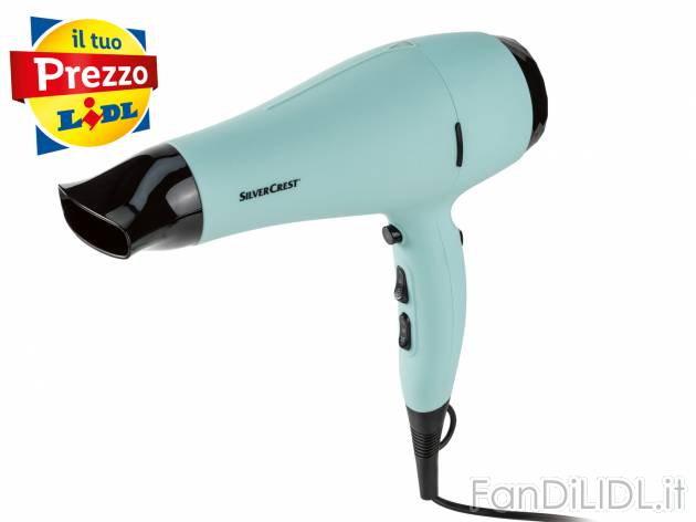 Asciugacapelli agli ioni Silvercrest Personal Care, prezzo 9.99 &#8364; 
- Funzione ...