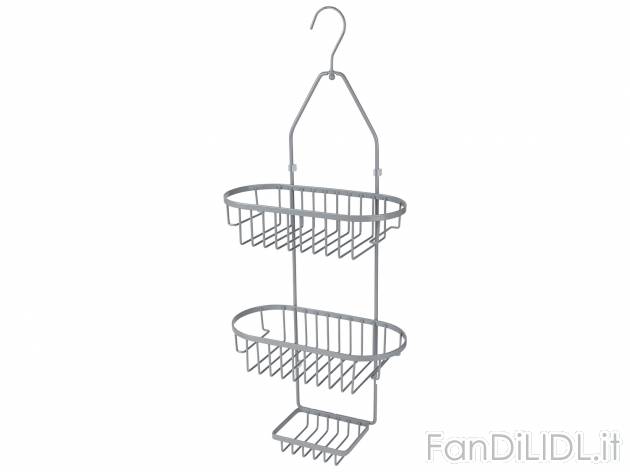 Portaoggetti per doccia Miomare, prezzo 6.99 &#8364; 
- Con 3 ripiani: 25 x ...