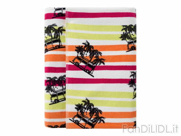 Telo mare Crivit, prezzo 11.99 €  
93 x 170 cm
Caratteristiche