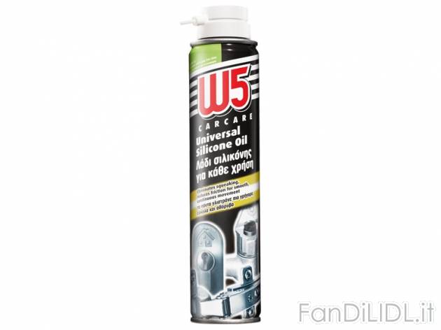 Olio di silicone universale W5, prezzo 1,29 &#8364; per 200 ml, € 6,45/l EUR. ...