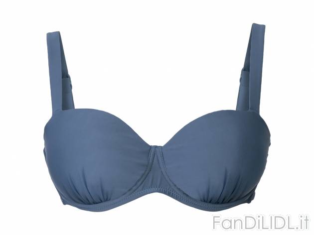 Reggiseno-bikini conformato da donna Esmara, prezzo 4.99 € 
Misure: 5C-8C 
- ...