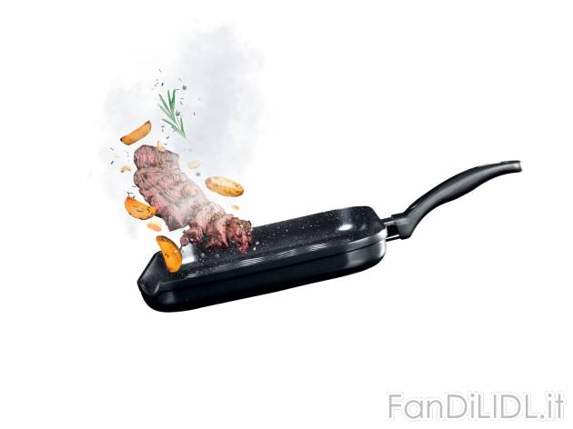 Bistecchiera in alluminio , prezzo 17.99 &#8364; per Alla confezione 
- Adatta ...
