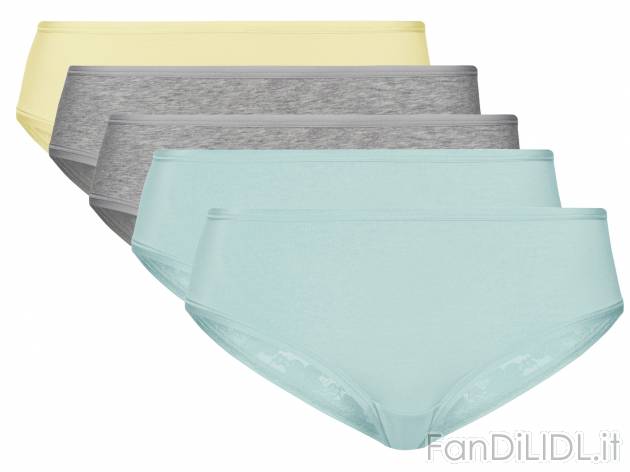 Culottes con pizzo da donna Esmara Lingerie, prezzo 7.99 &#8364; 
5 pezzi - ...