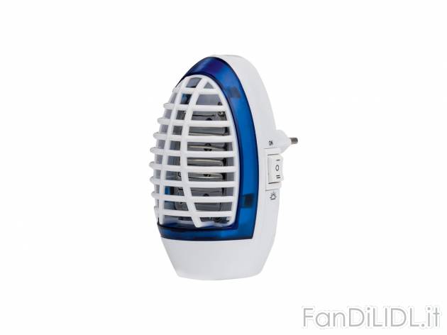 Lampada insetticida LED da presa Tuv-sud-gs, prezzo 5.99 € 
- Luce UVA blu che ...