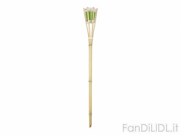 Fiaccola da giardino alla citronella Melinera, prezzo 2.99 &#8364; 
- Picchetto ...