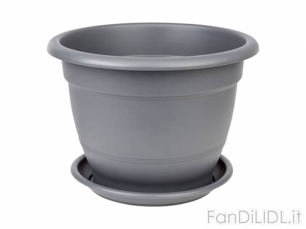 Vaso per piante Parkside, prezzo 3.99 € 
- Vaso: Ø 45 cm
- Sottovaso: Ø 36 ...