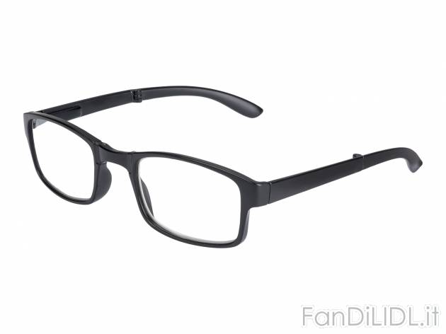 Occhiali da lettura pieghevoli Auriol, prezzo 3.99 € 
- Custodia con chiusura ...