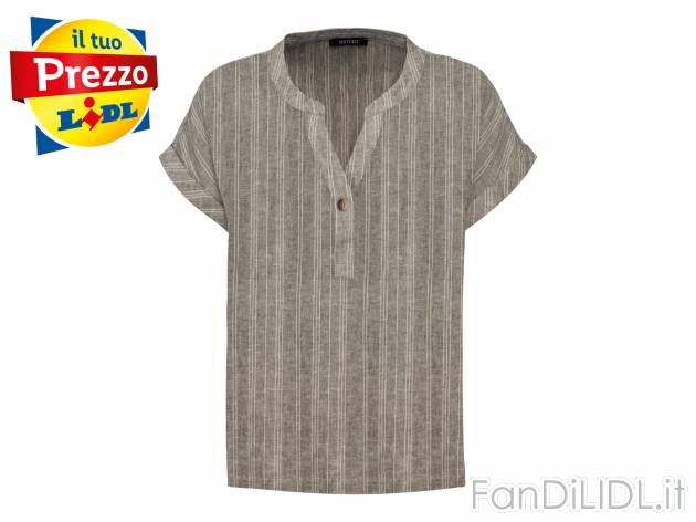 Camicia in lino da donna Esmara, prezzo 8.99 &#8364; 
Misure: 38-48
Taglie disponibili

Caratteristiche

- ...