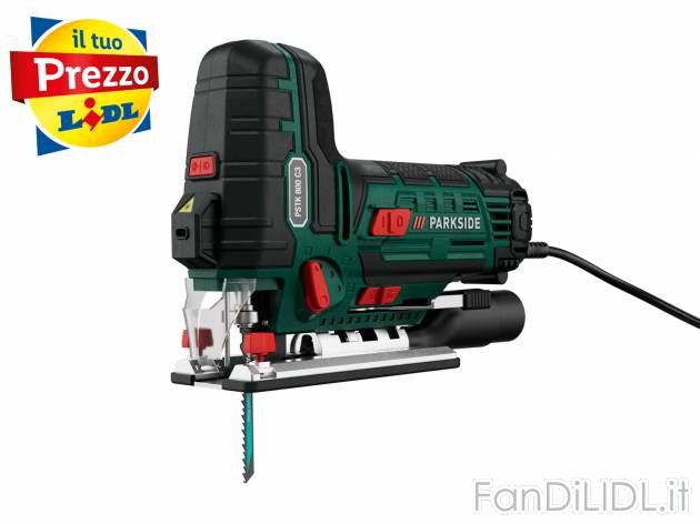 Seghetto a pendolo Parkside PSTK 800 C3, prezzo 24.99 € 
- Corsa a pendolo regolabile ...