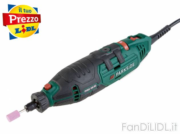 Levigatrice a penna multifunzione Parkside PFBS 160 B2, prezzo 17.99 € 
- Motore ...