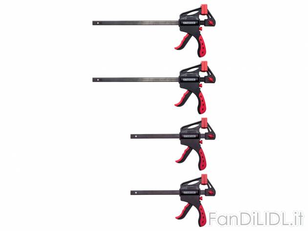 Set morsetti a una mano Parkside, prezzo 9.99 &#8364;  
2 o 4 pezzi
Caratteristiche