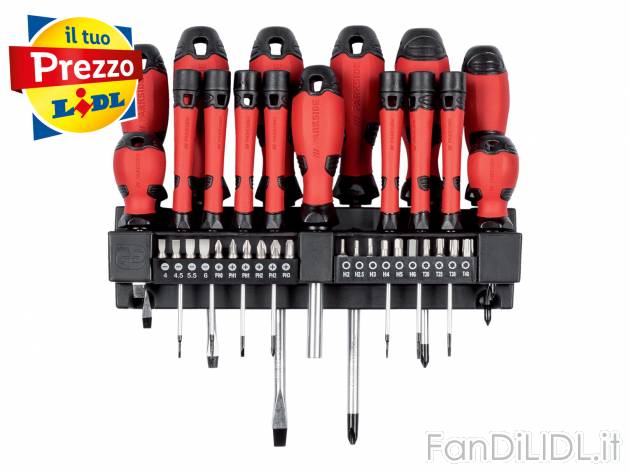 Set cacciaviti e bit Parkside, prezzo 6.99 &#8364; 
37 pezzi
Caratteristiche

- ...