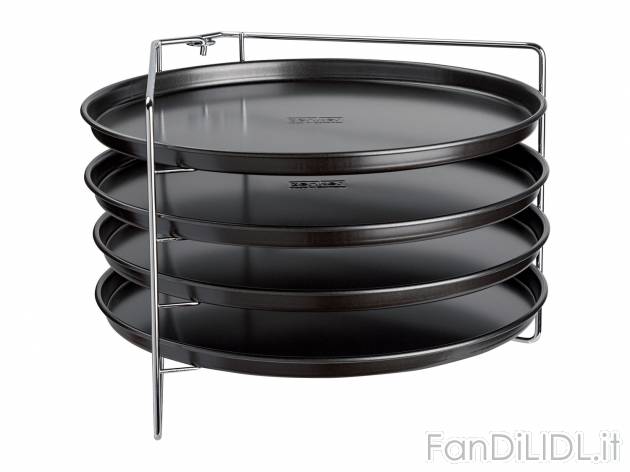 Set teglie per pizza con supporto Zenker, prezzo 9.99 &#8364; 
5 pezzi 
- Per ...