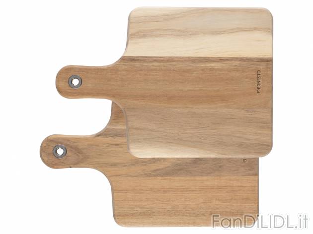 Tagliere da cucina Ernesto, prezzo 8.99 &#8364; 
1 o 2 pezzi 
- In legno d&#39;acacia ...