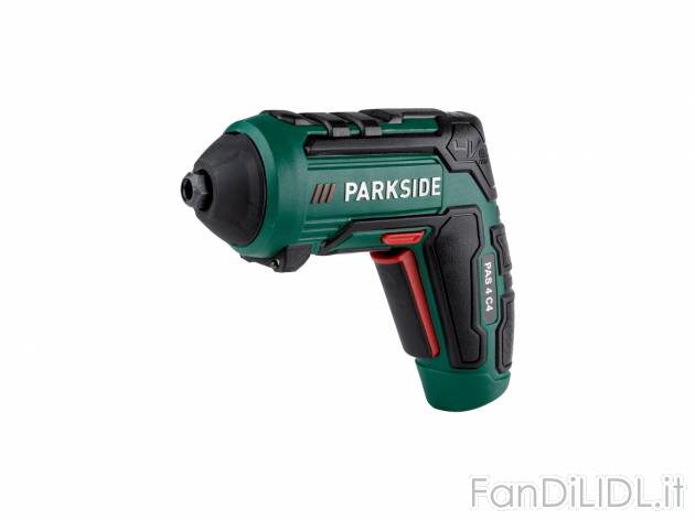 Avvitatore ricaricabile con custodia Parkside PAS4C4, prezzo 19.99 € 
- Portabit ...