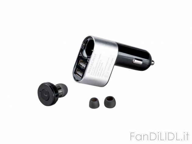 Dispositivo vivavoce con auricolare Bluetooth Silvercrest, prezzo 12.99 € 
- ...