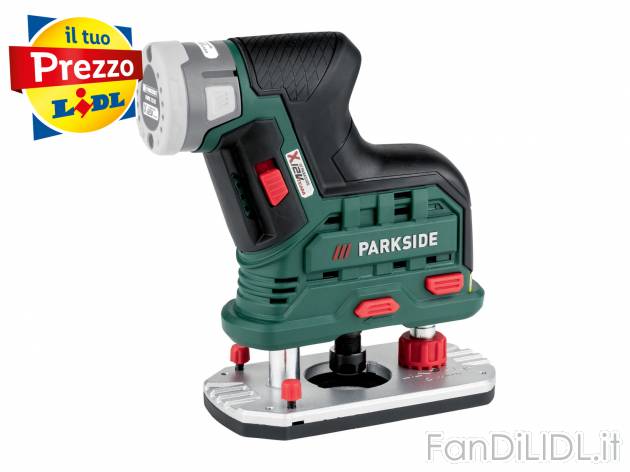 Fresatrice verticale ricaricabile Parkside, X12VTeam, prezzo 29.99 € 
Parkside ...
