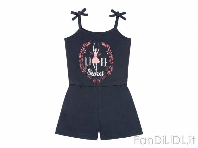 Tutina da bambina Lupilu, prezzo 3.99 &#8364; 
Misure: 1-6 anni 
- Produzione ...