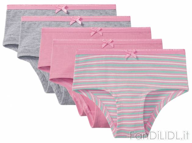 Slip o culottes da bambina Lupilu, prezzo 4.99 &#8364; 
5 pezzi - Misure: 1-6 ...