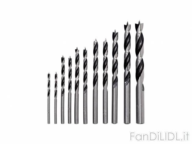 Set punte per trapano Parkside, prezzo 3.99 €  
11 pezzi
Caratteristiche

- VPA-5891