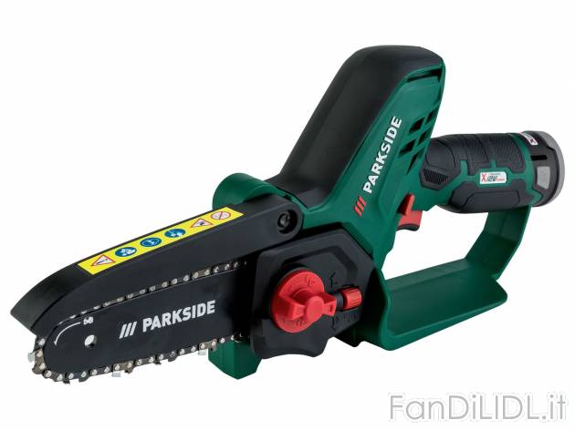 Motosega ricaricabile Parkside, X12VTeam, prezzo 39.99 € 
Parkside X 12 V Team ...