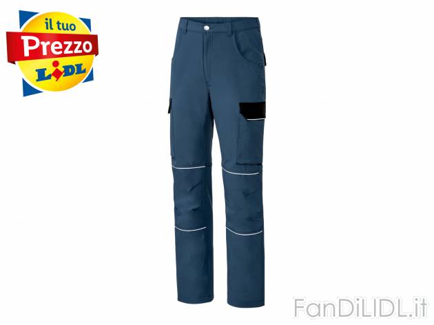 Pantaloni da lavoro per uomo Parkside, prezzo 11.99 € 
Misure: 46-58 
- 
Con ...