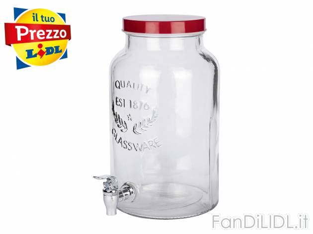Dispenser per bevande Ernesto, prezzo 5.99 &#8364; 
- Con coperchio e rubinetto ...