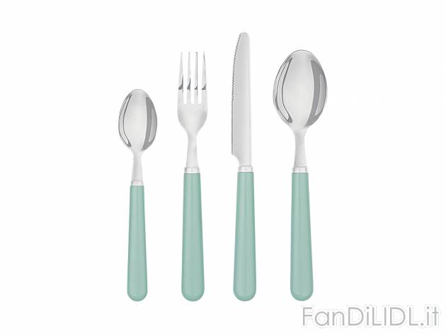 Servizio di posate Ernesto, prezzo 11.99 &#8364;  
24 pezzi
Caratteristiche