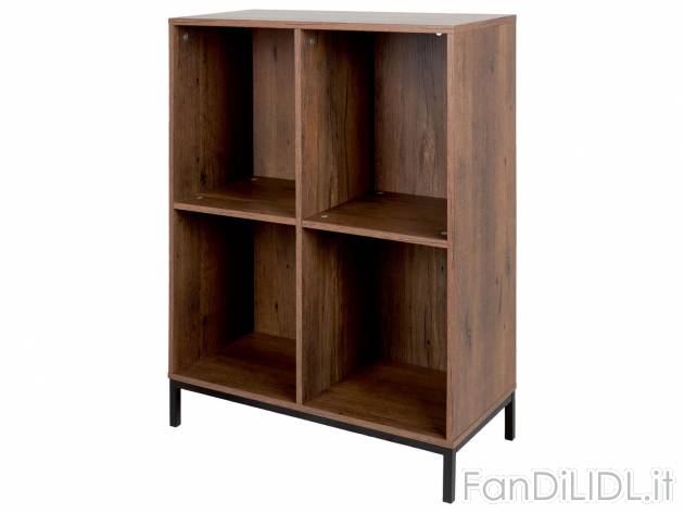 Scaffale a 4 scomparti Livarno Living, prezzo 49.00 € 
- Materiale di montaggio ...