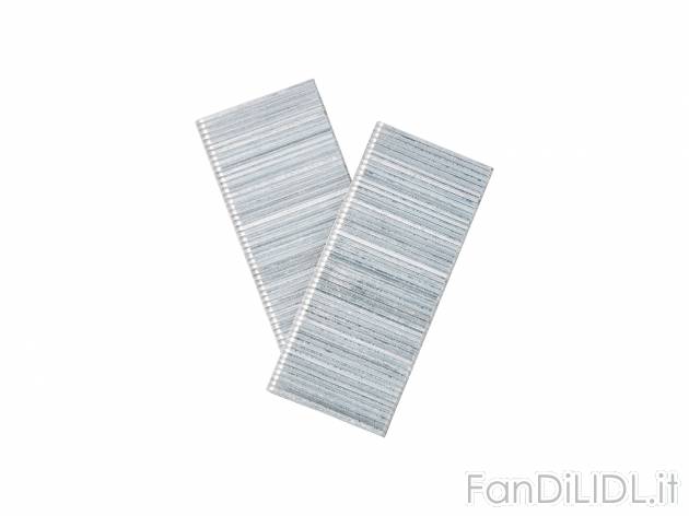 Set di graffe o chiodi per pistola sparapunti elettrica Parkside, prezzo 2.99 € ...